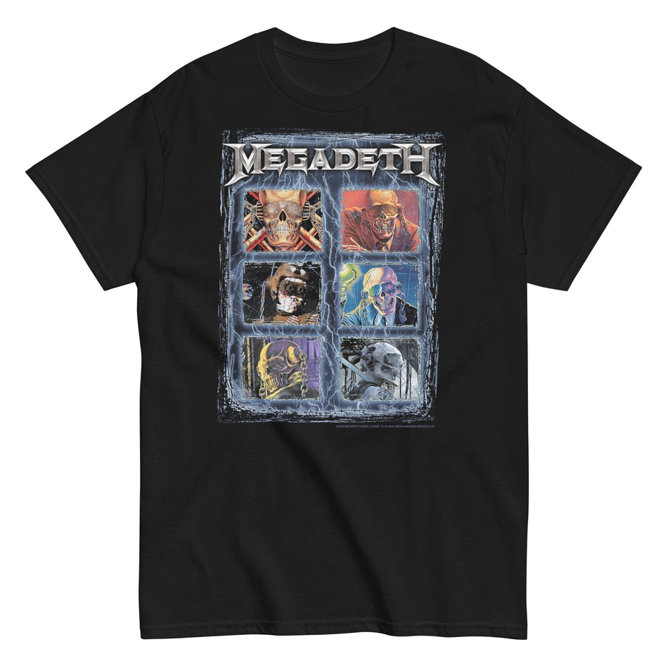 MerchMoment Megadeth - Six Vics T-Shirt Black
