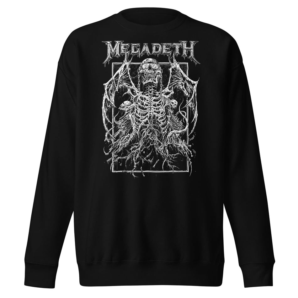 MerchMoment Megadeth - Skeleton Wings Sweatshirt Black