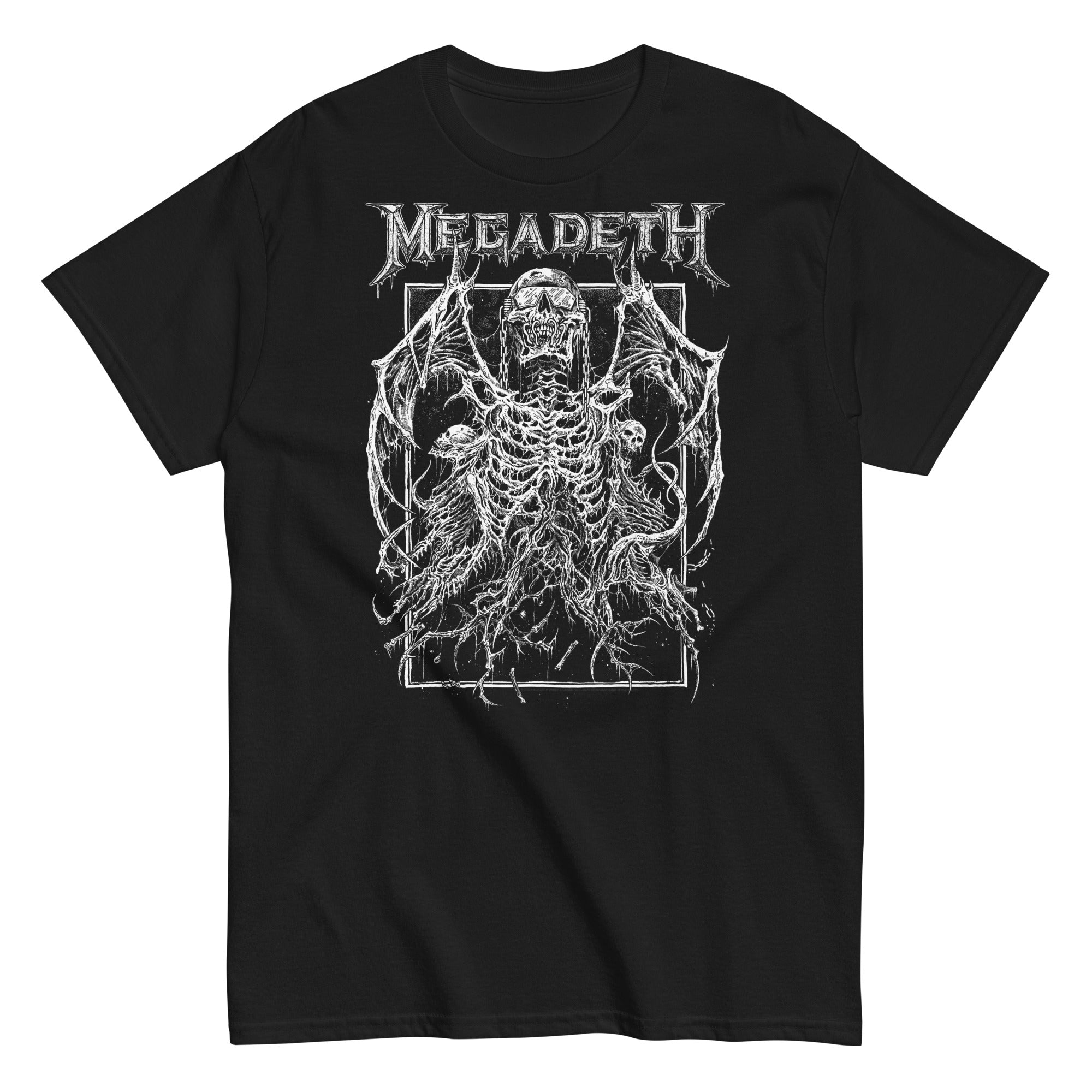 MerchMoment Megadeth - Skeleton Wings T-Shirt Black