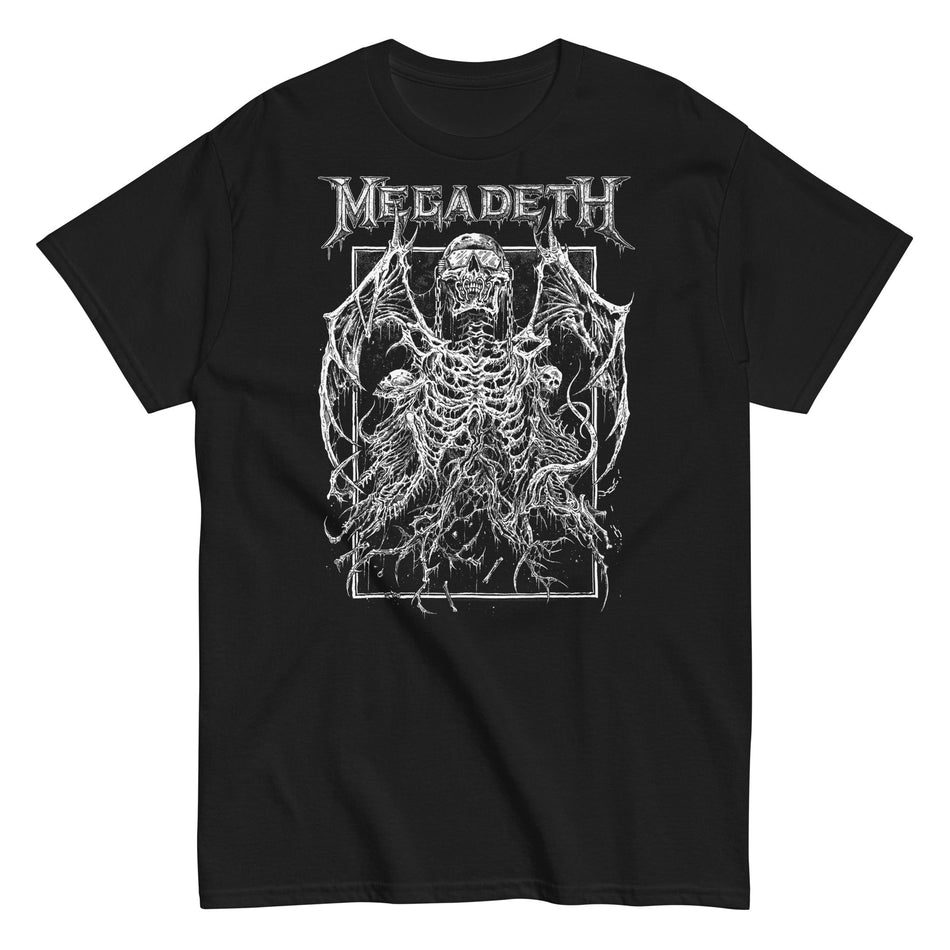 MerchMoment Megadeth - Skeleton Wings T-Shirt Black