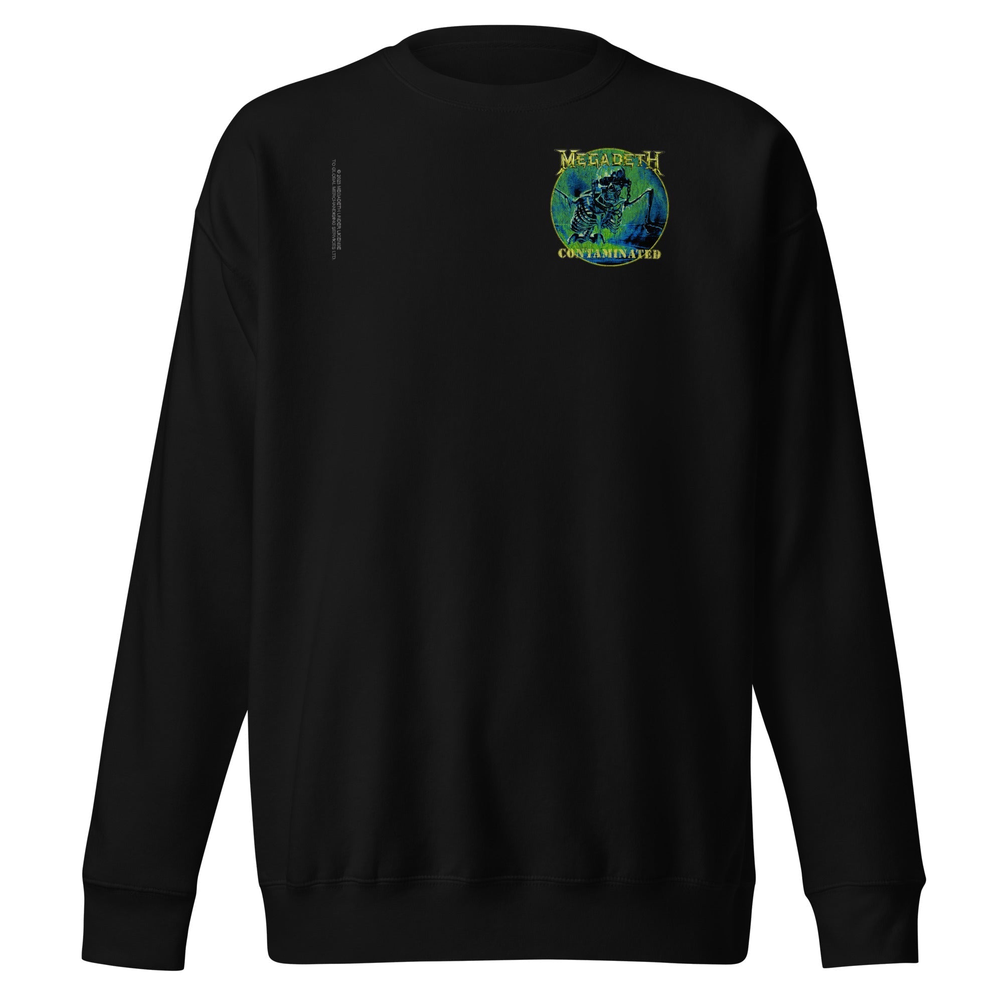 MerchMoment Megadeth - Small Contaminated Sweatshirt Black