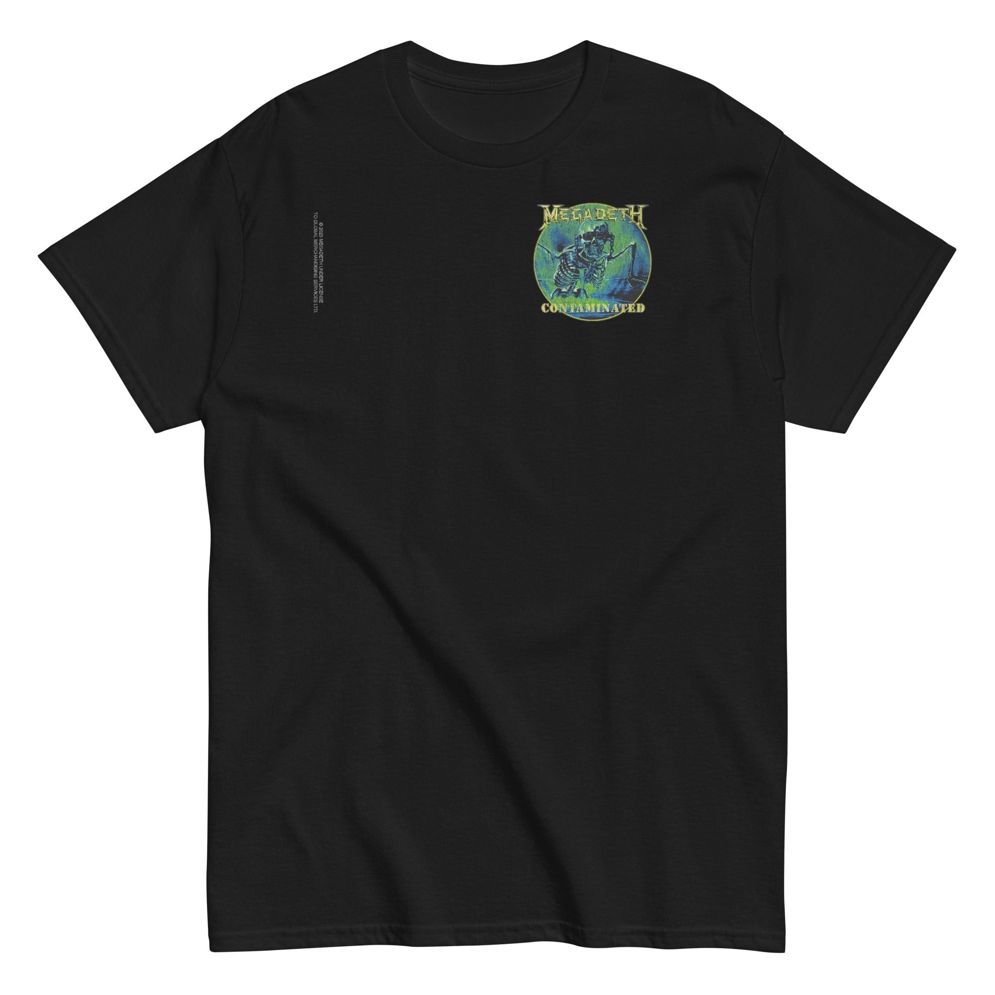MerchMoment Megadeth - Small Contaminated T-Shirt Black