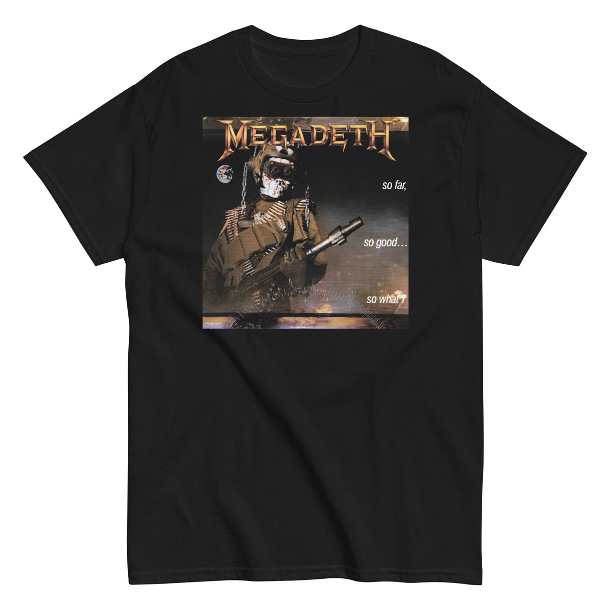 MerchMoment Megadeth - So Far, So Good, So What? T-Shirt Black