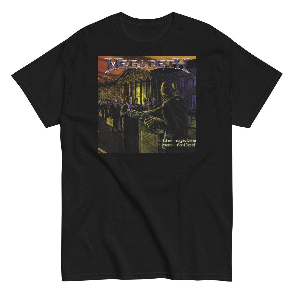 MerchMoment Megadeth - The System Has Failed T-Shirt Black