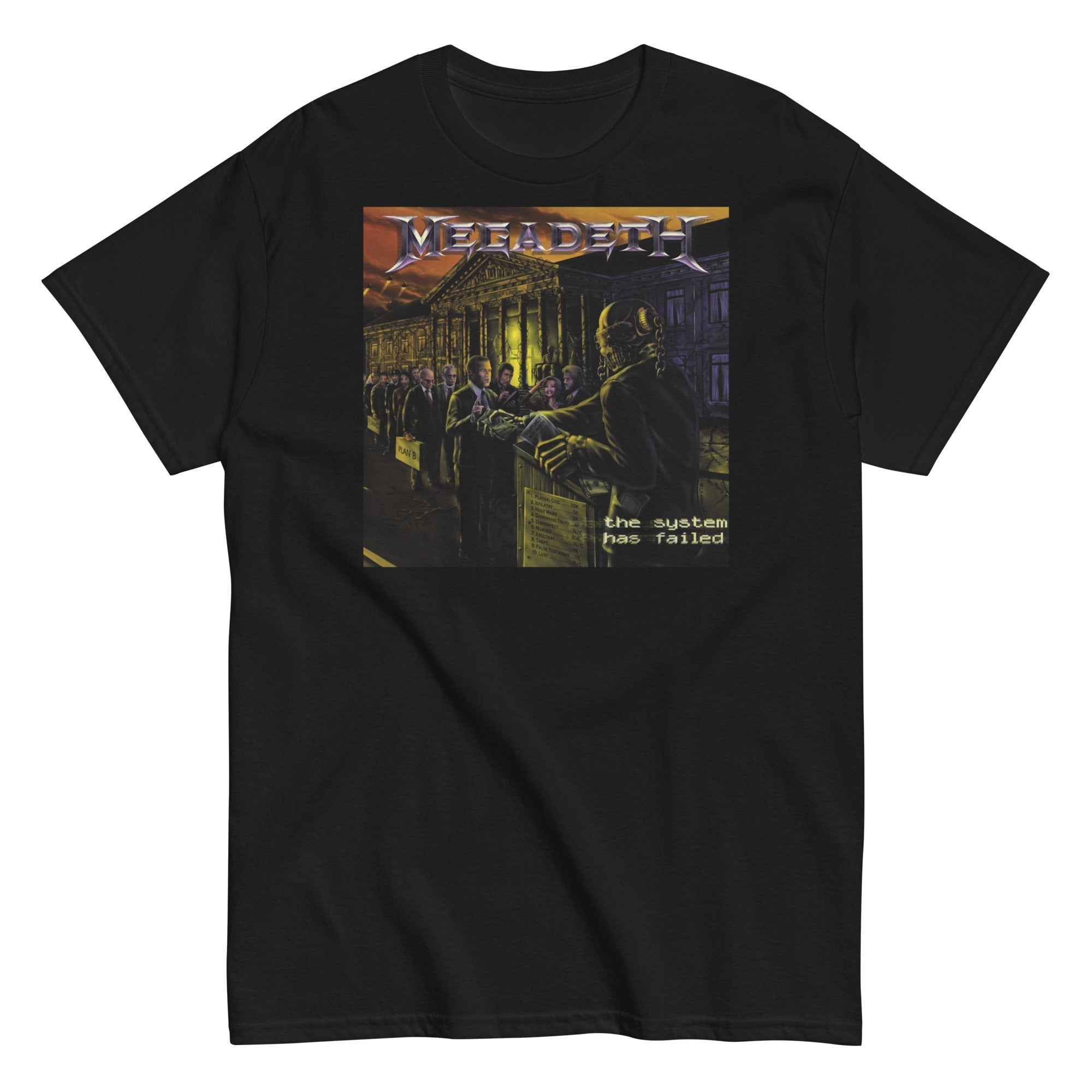 MerchMoment Megadeth - The System Has Failed T-Shirt Black