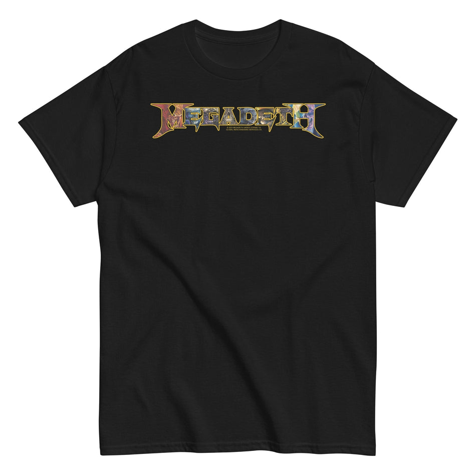 MerchMoment Megadeth - Vic Lettered Logo T-Shirt Black