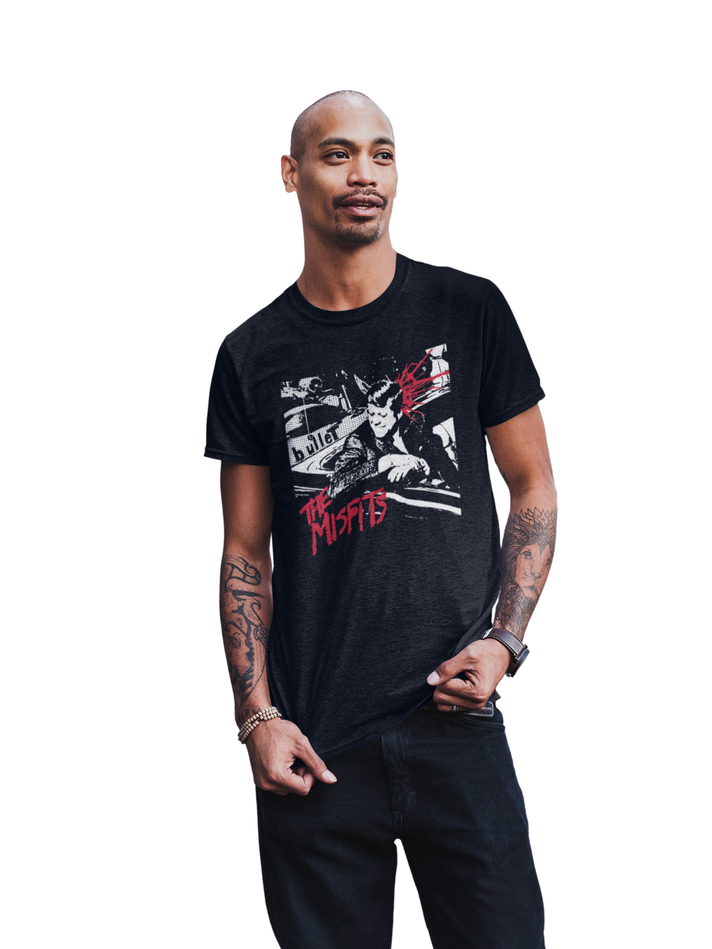 MerchMoment Misfits - Bullett T-Shirt Black