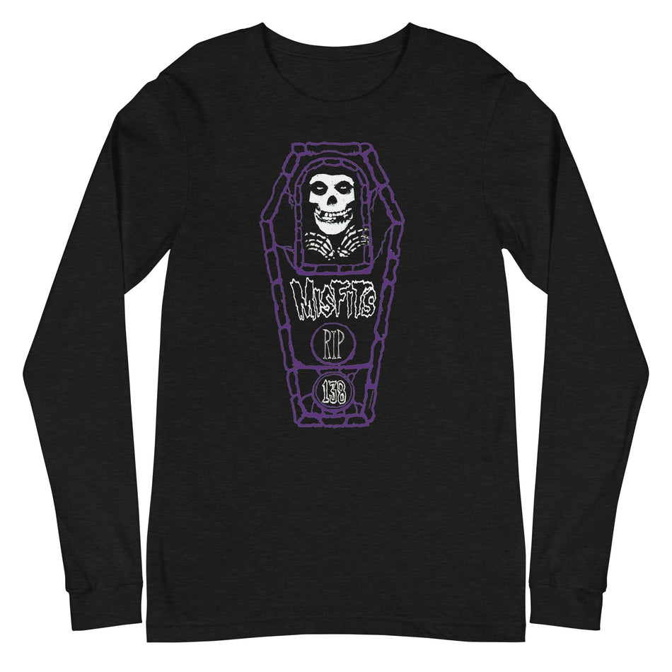 MerchMoment Misfits - Casket Long Sleeve T-Shirt Black