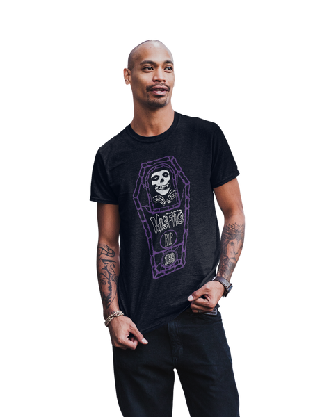 MerchMoment Misfits - Casket T-Shirt Black