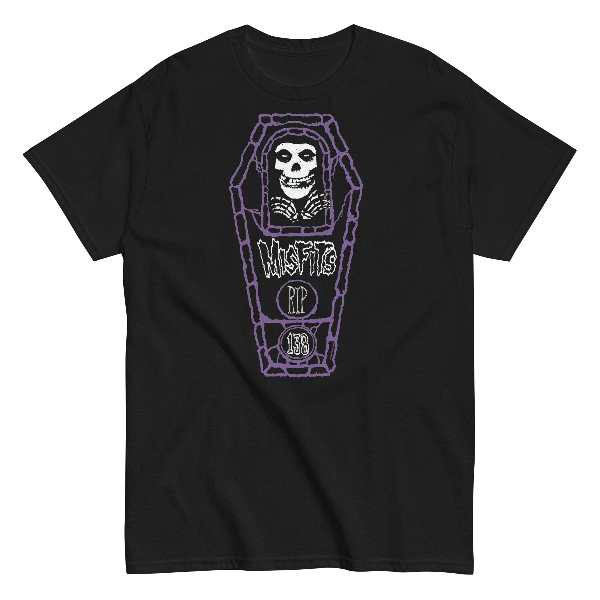 MerchMoment Misfits - Casket T-Shirt Black