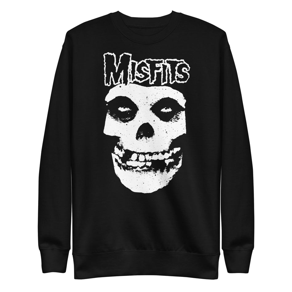 MerchMoment Misfits - Classic Skull Sweatshirt Black