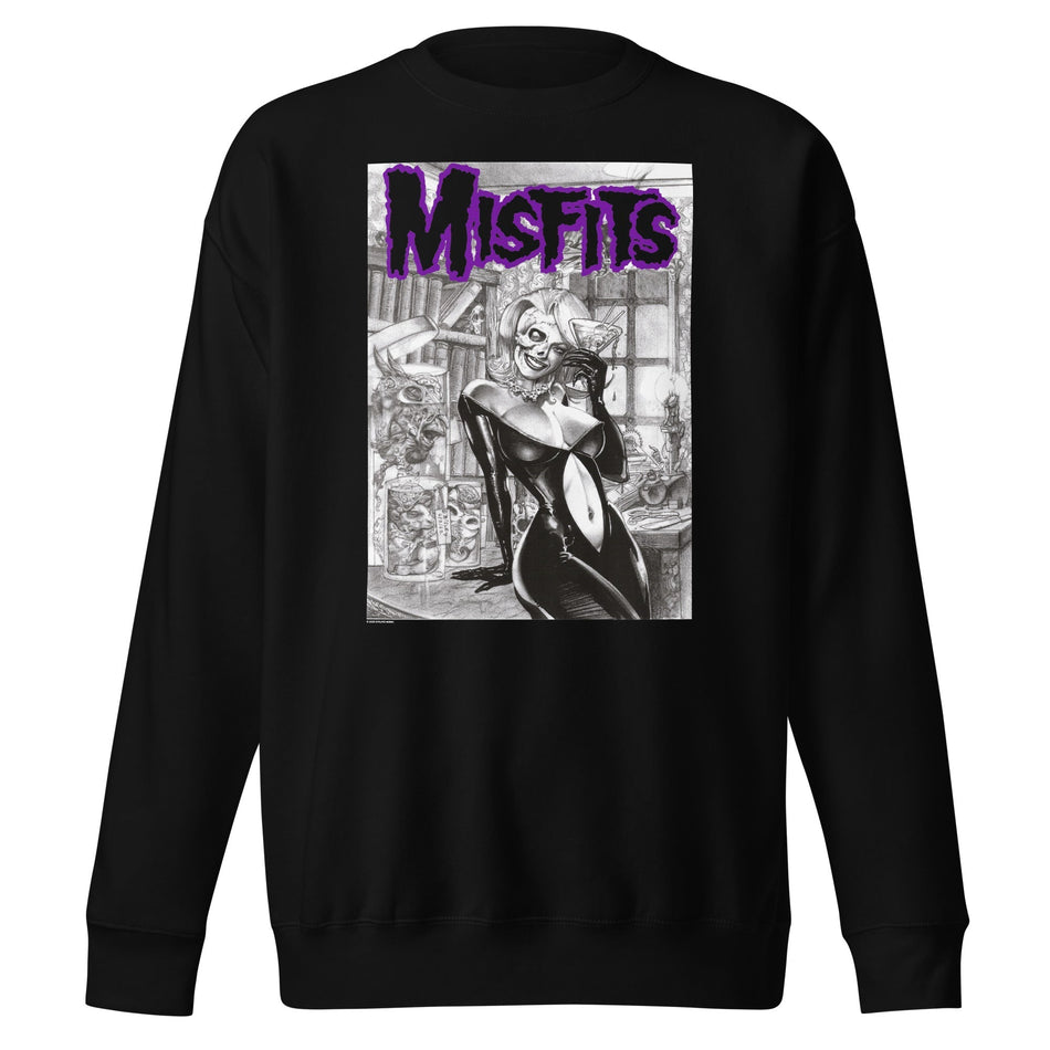 MerchMoment Misfits - Cocktail Dress Sweatshirt Black