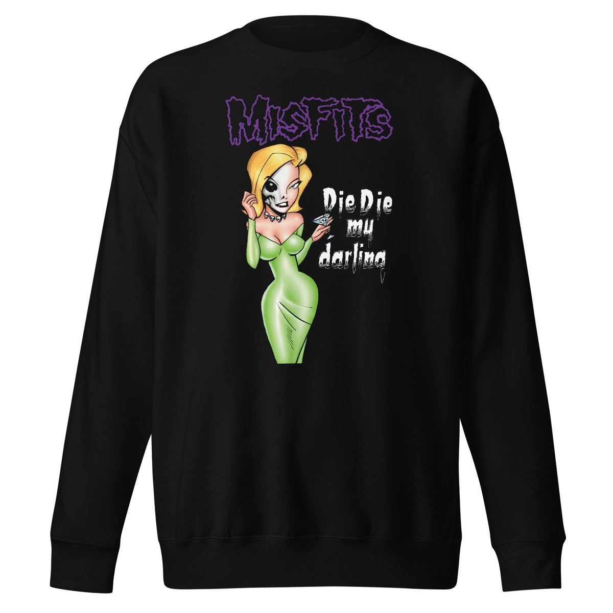 MerchMoment Misfits - Die Die My Darling Sweatshirt Black