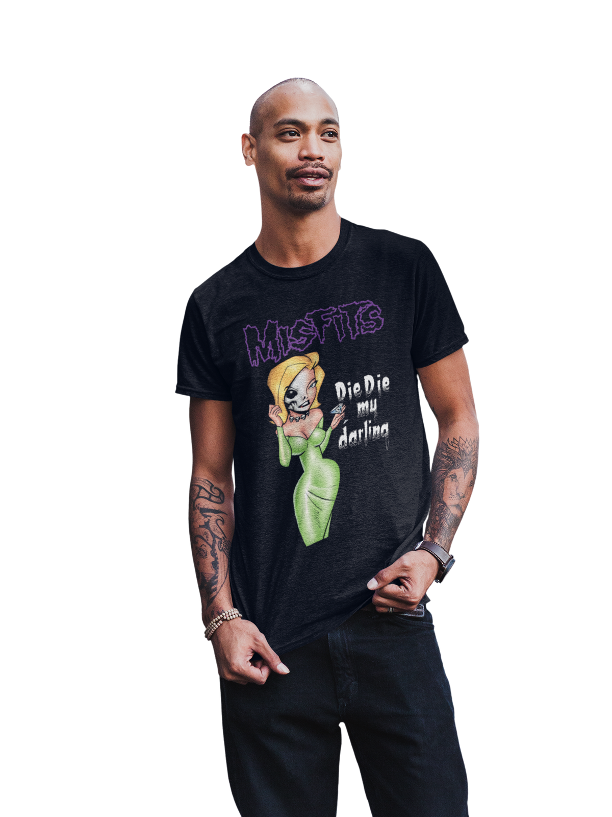 MerchMoment Misfits - Die Die My Darling T-Shirt Black