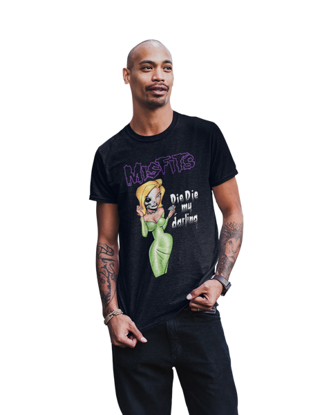 MerchMoment Misfits - Die Die My Darling T-Shirt Black