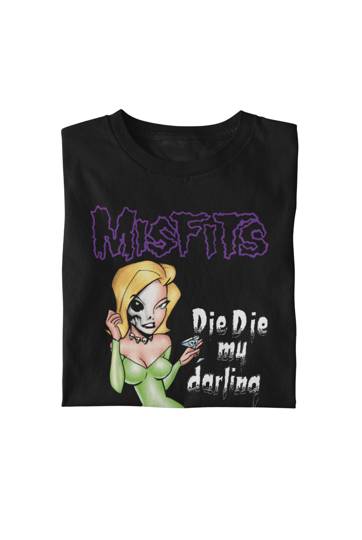 MerchMoment Misfits - Die Die My Darling T-Shirt Black