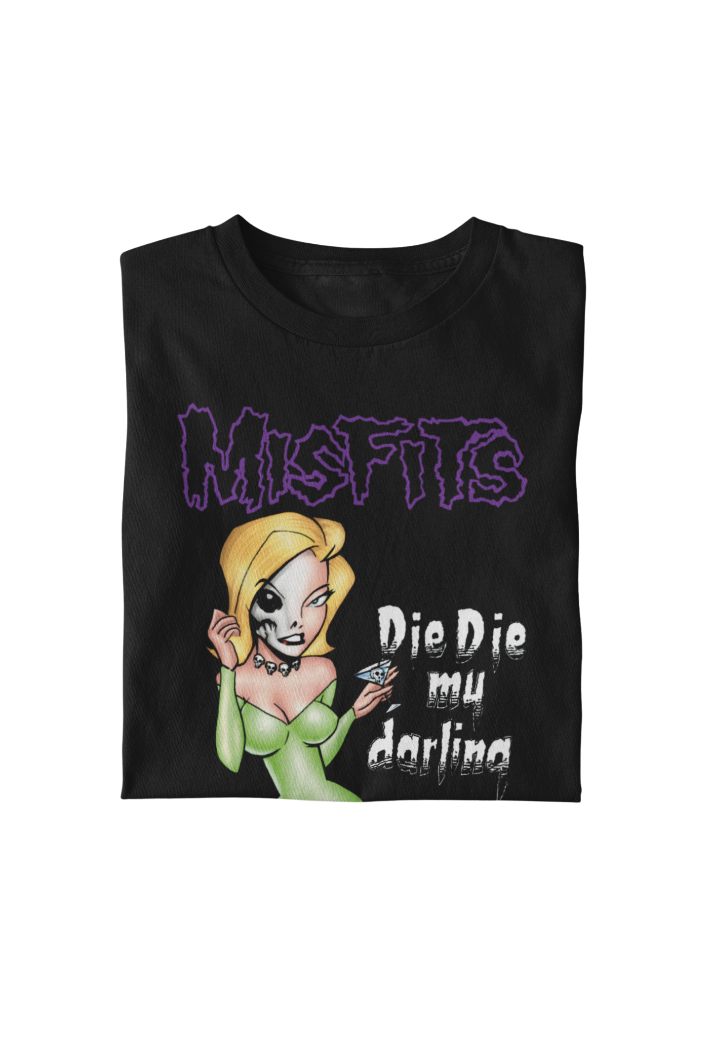 MerchMoment Misfits - Die Die My Darling T-Shirt Black