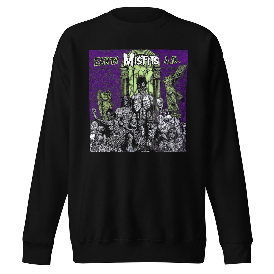 MerchMoment Misfits - Earth Sweatshirt Black