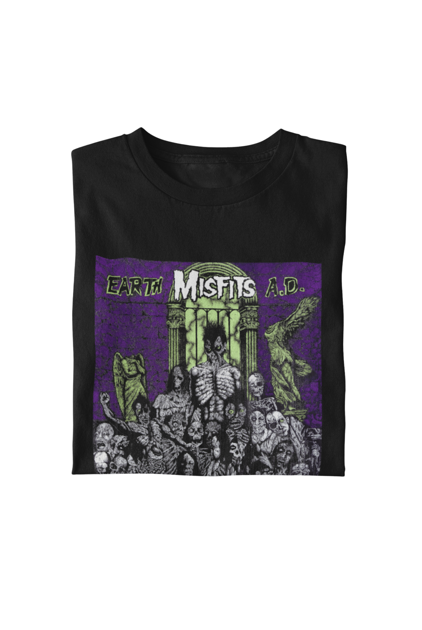 MerchMoment Misfits - Earth T-Shirt Black