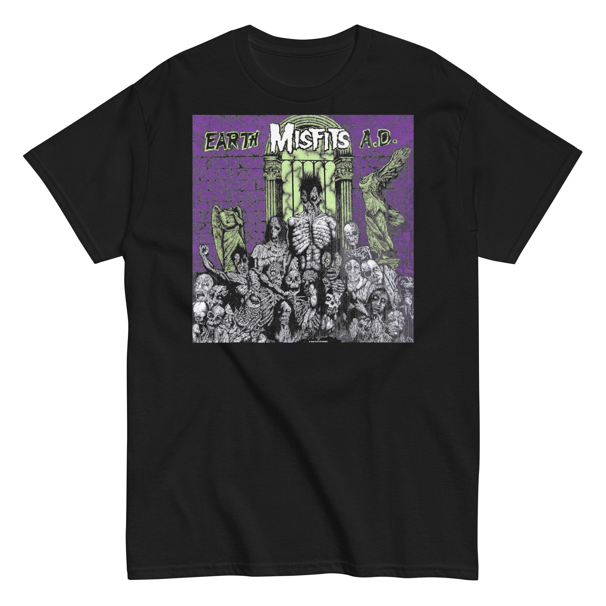 MerchMoment Misfits - Earth T-Shirt Black