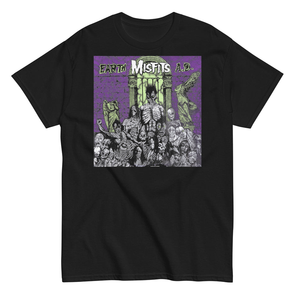 MerchMoment Misfits - Earth T-Shirt Black