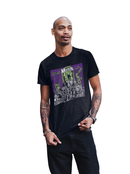 MerchMoment Misfits - Earth T-Shirt Black