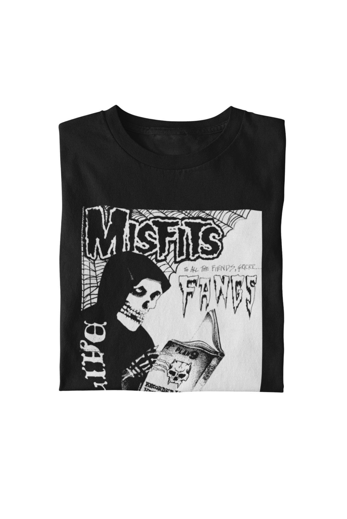 MerchMoment Misfits - Fangs T-Shirt Black