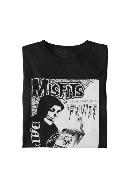 MerchMoment Misfits - Fangs T-Shirt Black