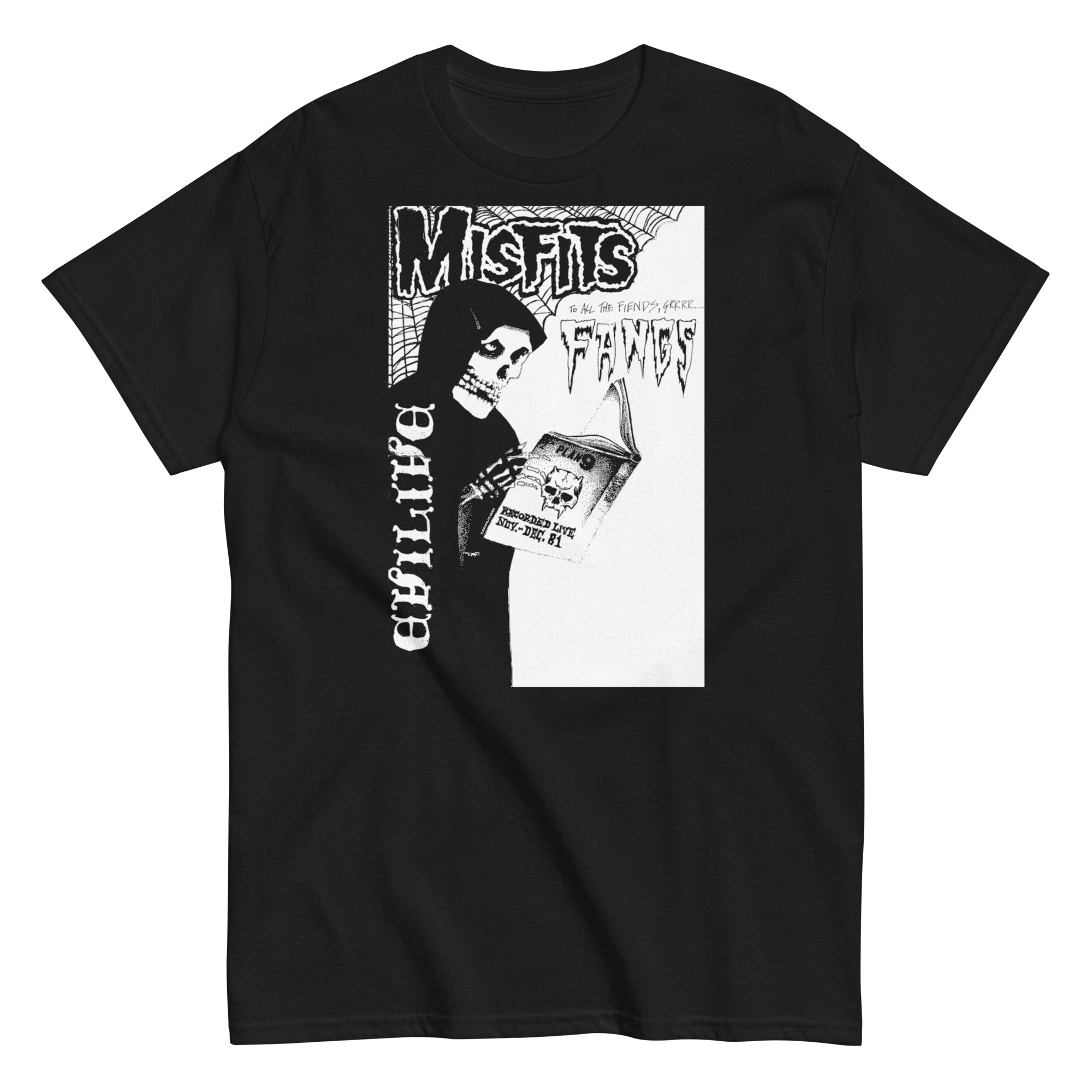 MerchMoment Misfits - Fangs T-Shirt Black