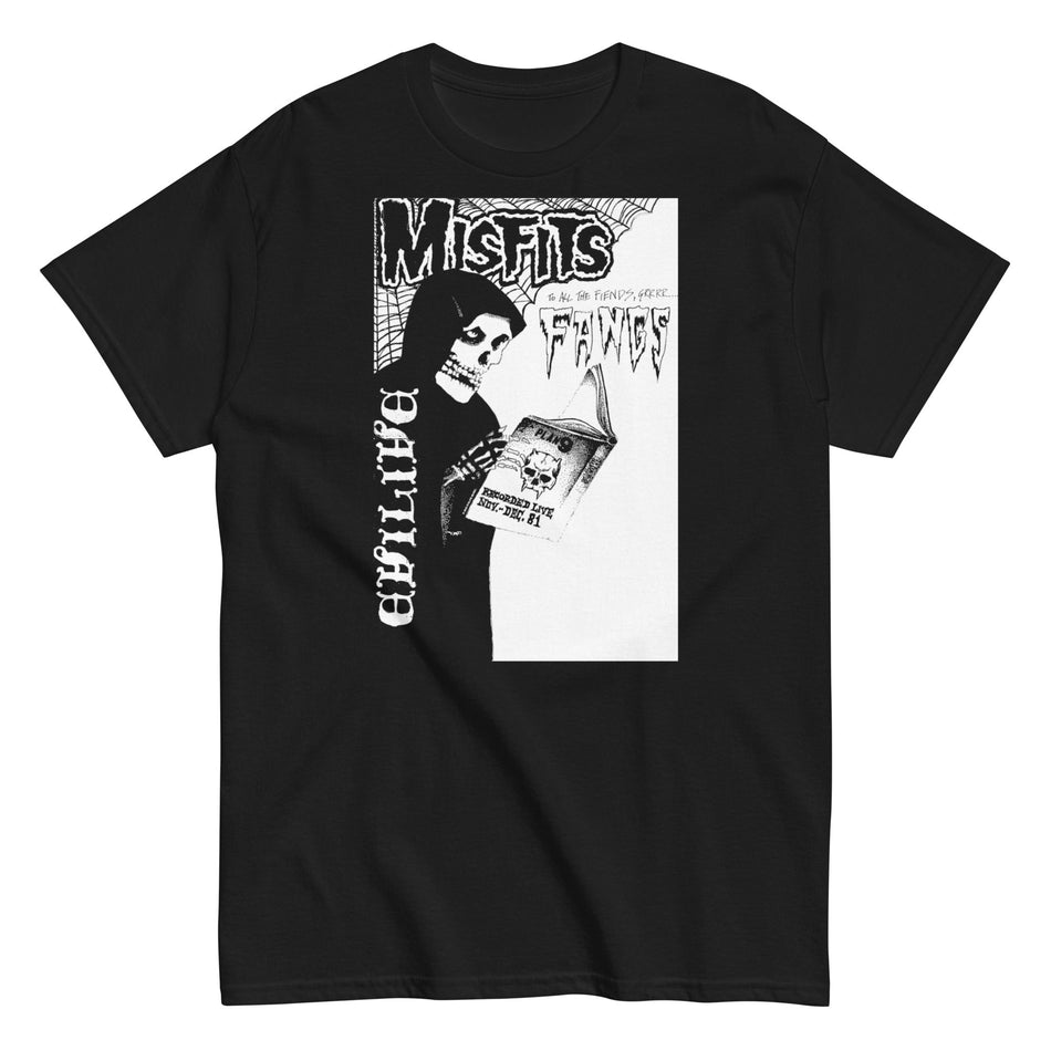 MerchMoment Misfits - Fangs T-Shirt Black