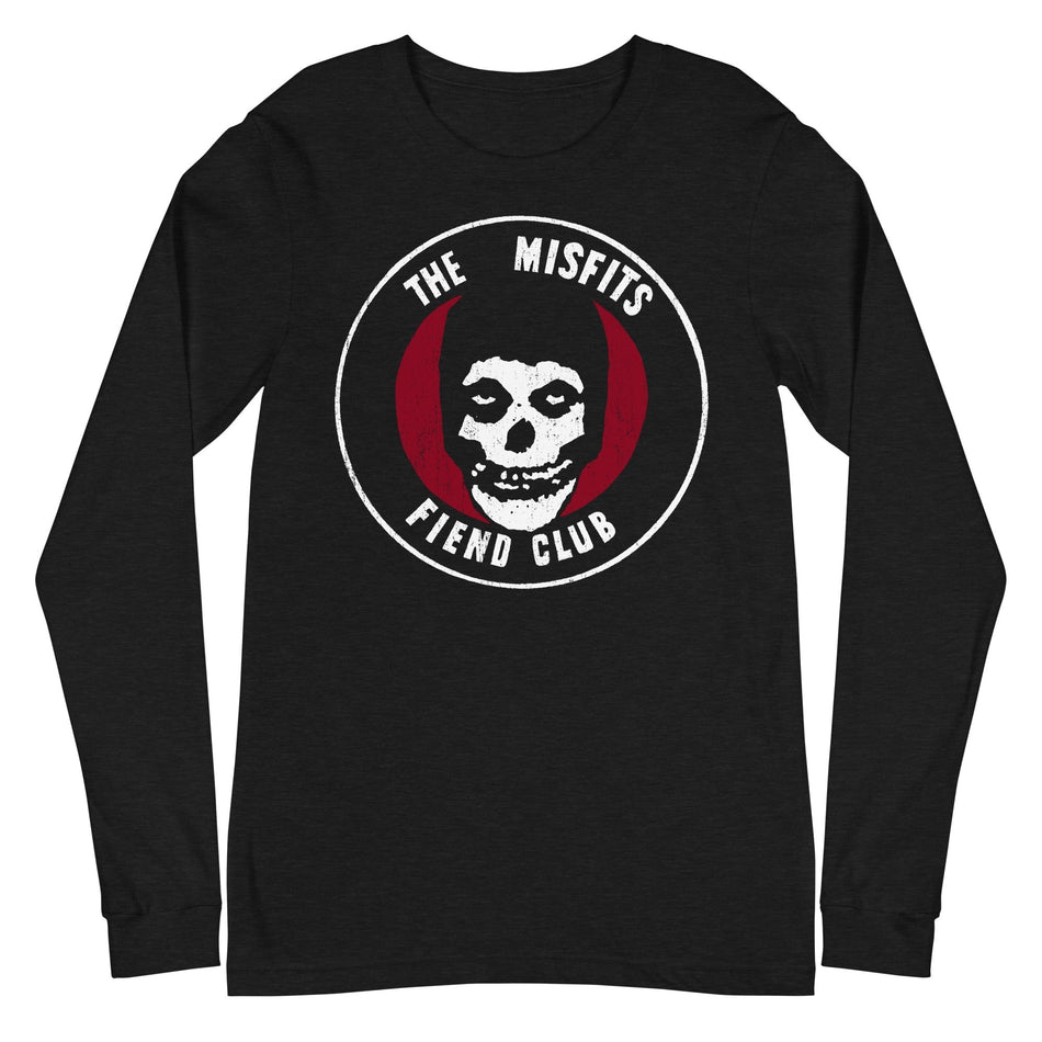 MerchMoment Misfits - Fiend Club Long Sleeve T-Shirt Black
