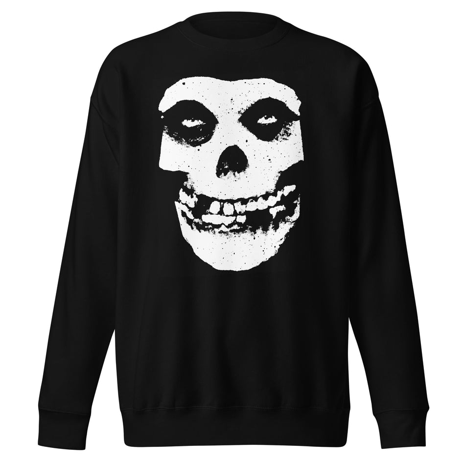 MerchMoment Misfits - Large Skull Sweatshirt Black