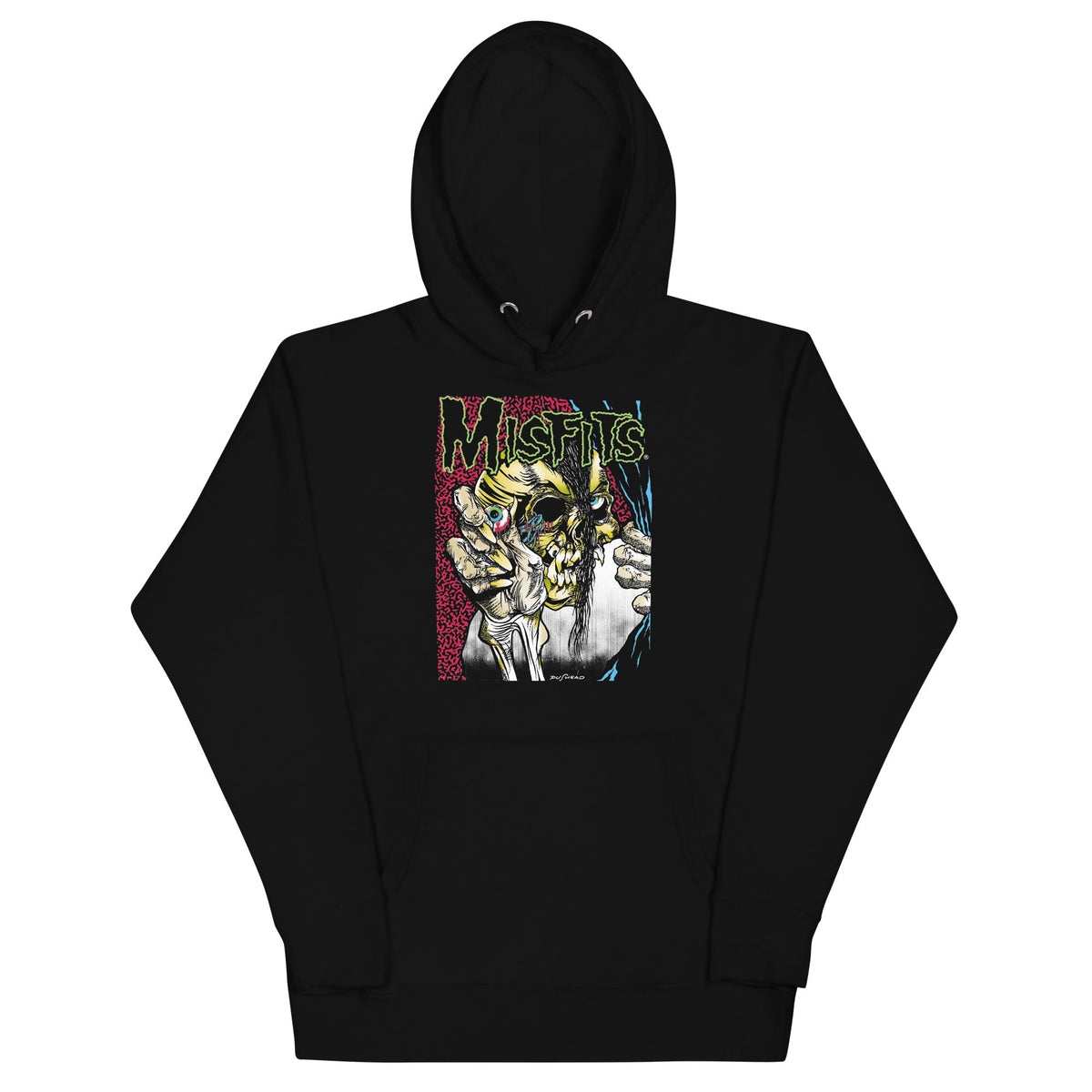 MerchMoment Misfits - Open Skull Hoodie Black