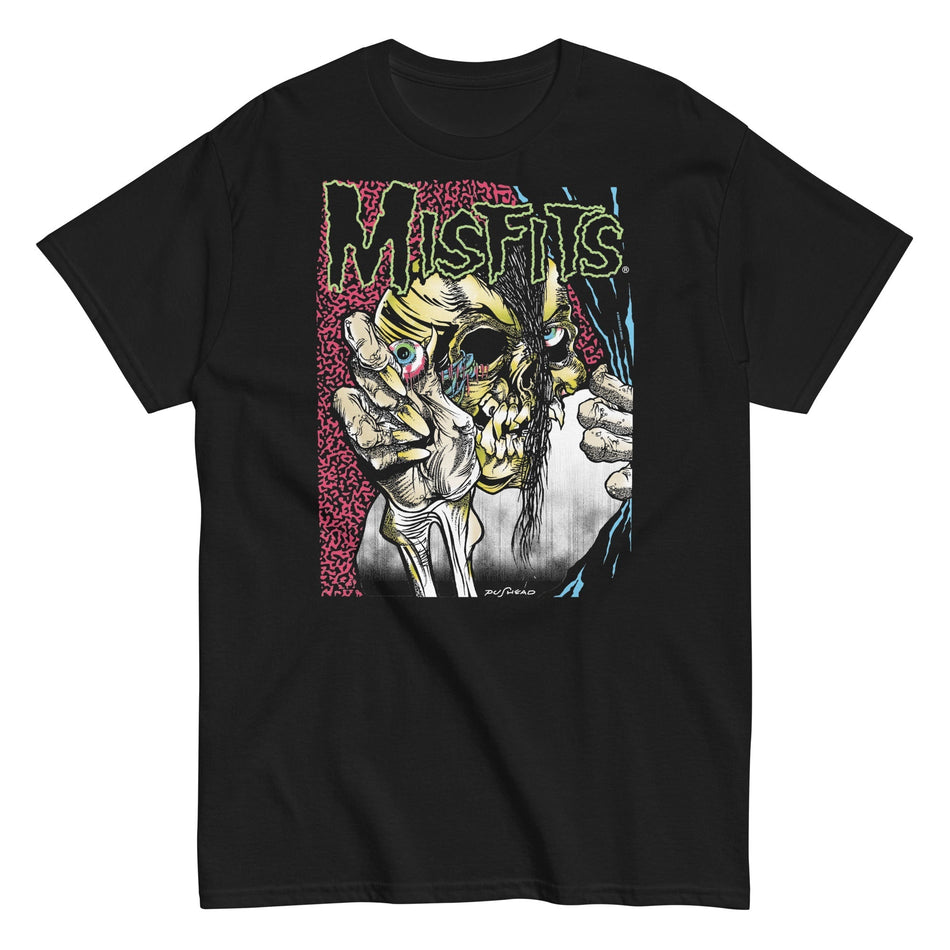 MerchMoment Misfits - Open Skull T-Shirt Black