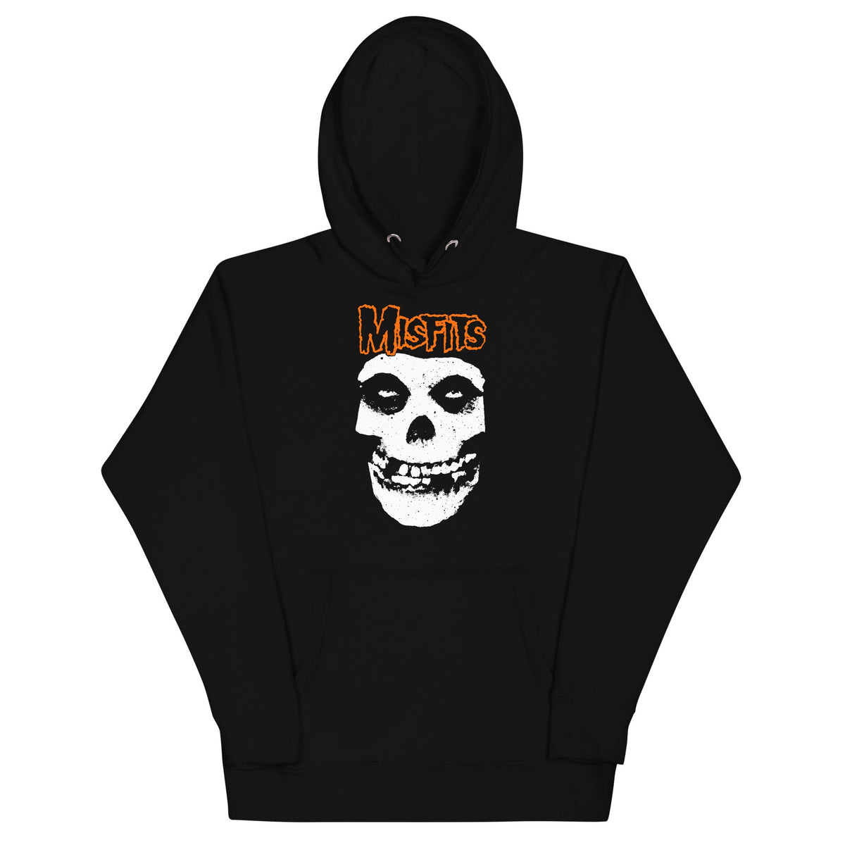 MerchMoment Misfits - Orange Skull Hoodie Black