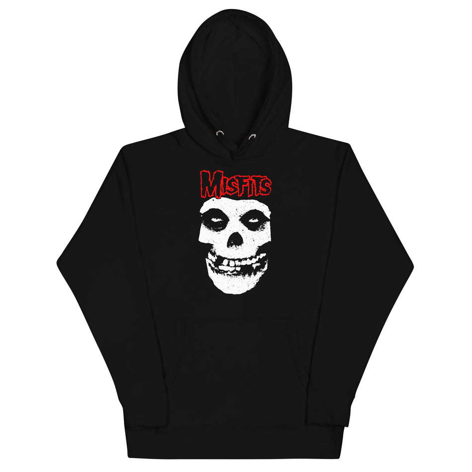 MerchMoment Misfits - Red Skull Hoodie Black