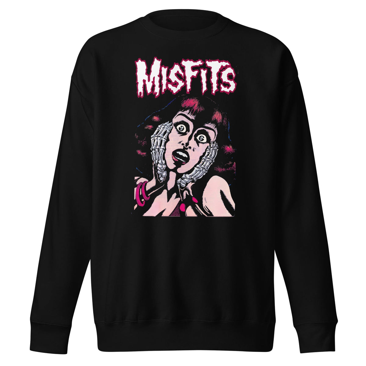 MerchMoment Misfits - Screaming Sweatshirt Black
