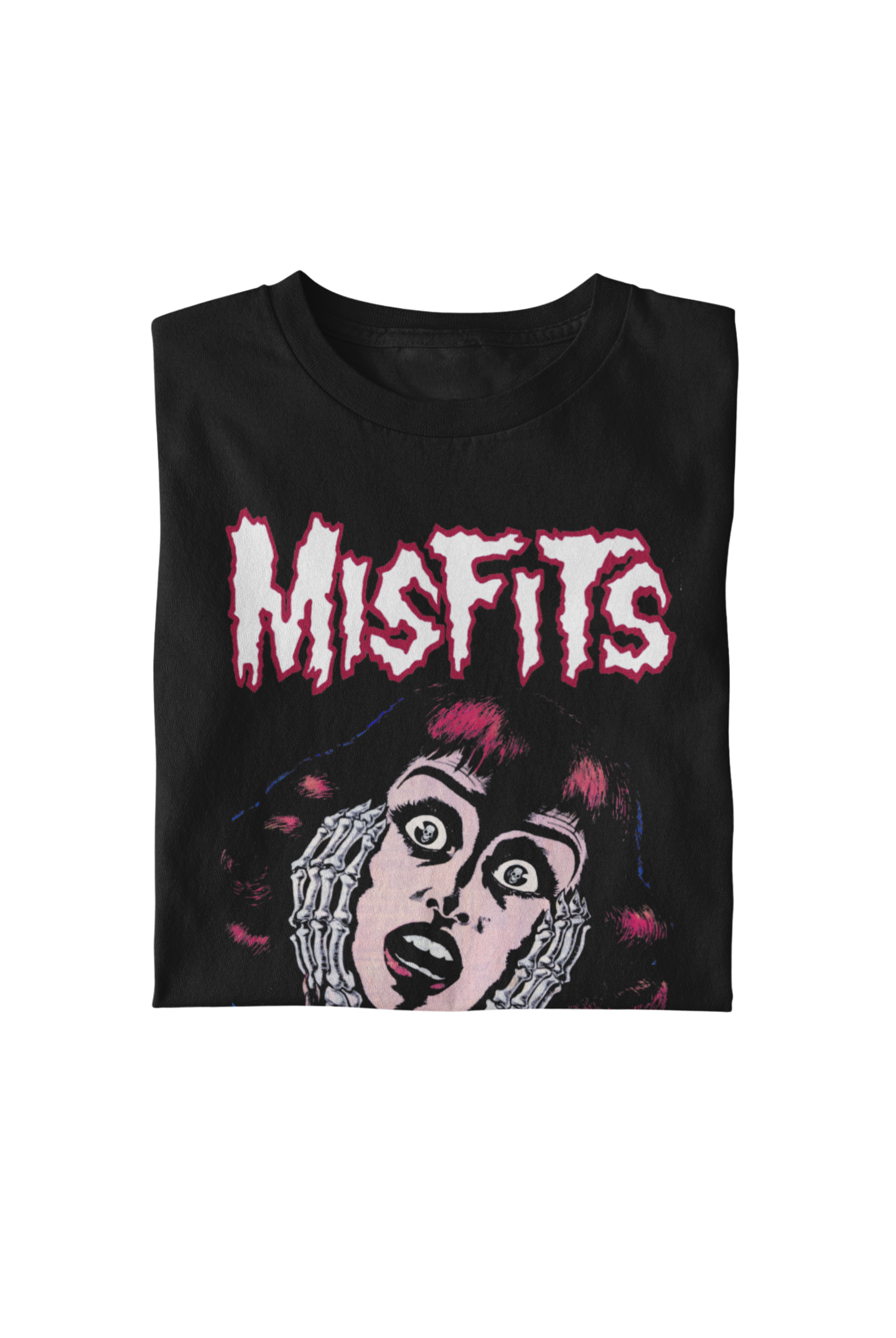 MerchMoment Misfits - Screaming T-Shirt Black