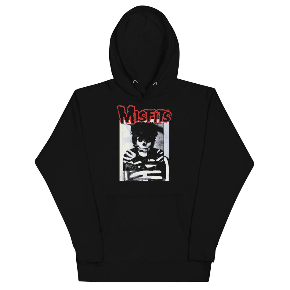MerchMoment Misfits - Skull Hair Hoodie Black