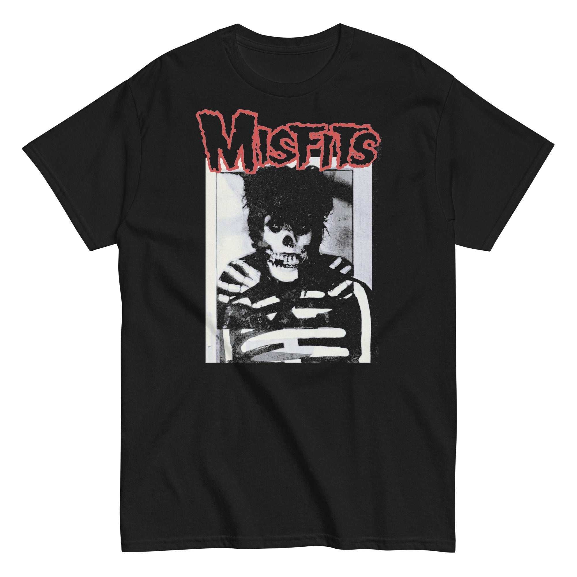 MerchMoment Misfits - Skull Hair T-Shirt Black