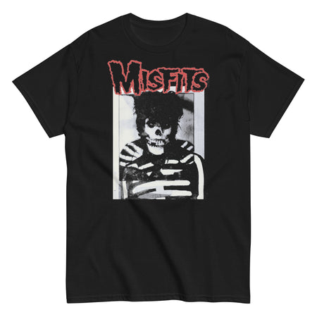 MerchMoment Misfits - Skull Hair T-Shirt Black