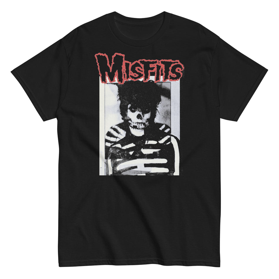 MerchMoment Misfits - Skull Hair T-Shirt Black
