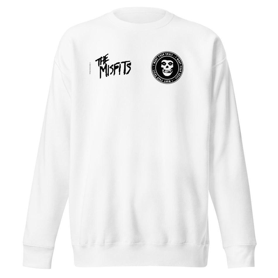 MerchMoment Misfits - Small Fiends Sweatshirt White