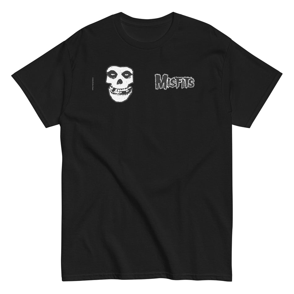 MerchMoment Misfits - Small Skull T-Shirt Black