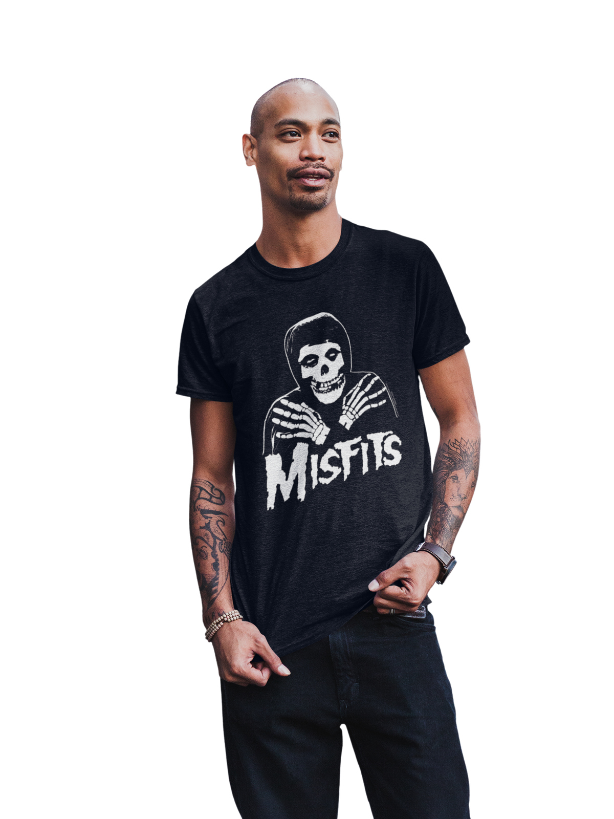 MerchMoment Misfits T-Shirt Black