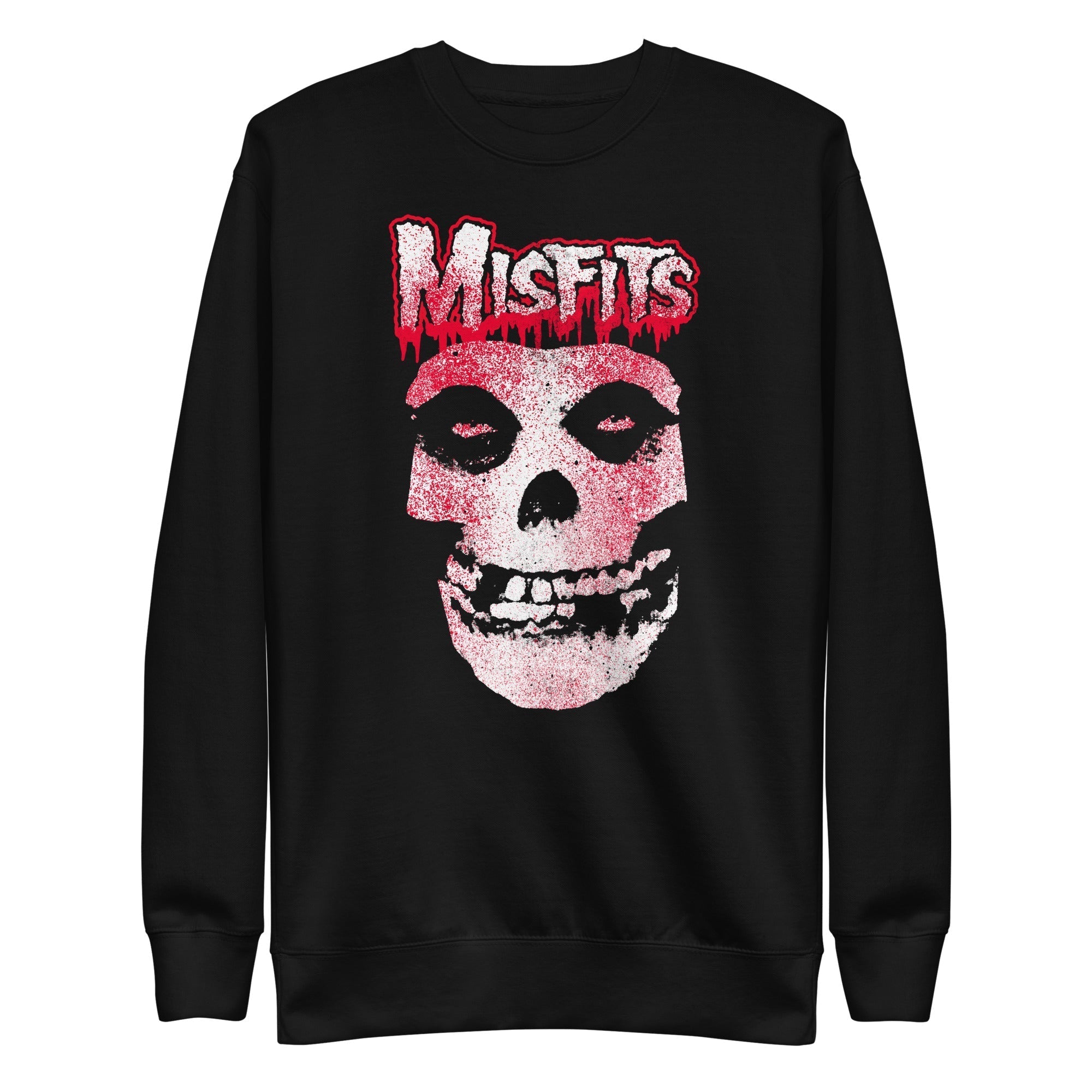 MerchMoment Misfits - Tagged Skull Sweatshirt Black
