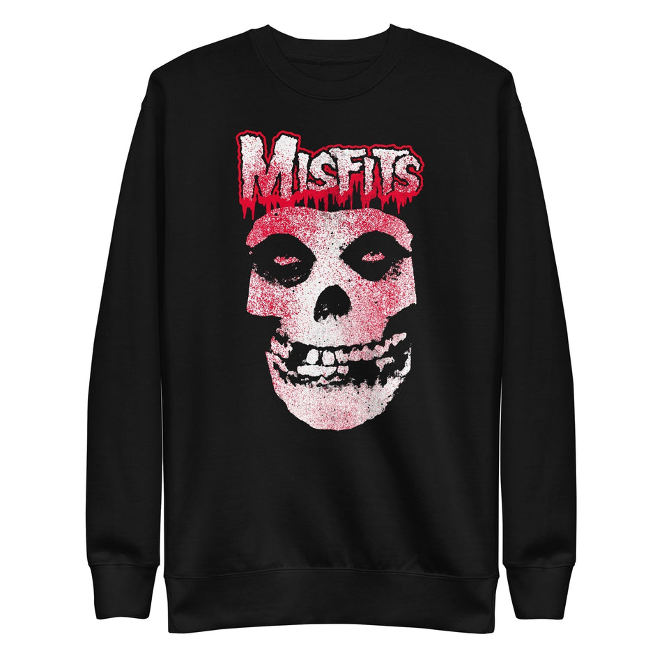 MerchMoment Misfits - Tagged Skull Sweatshirt Black