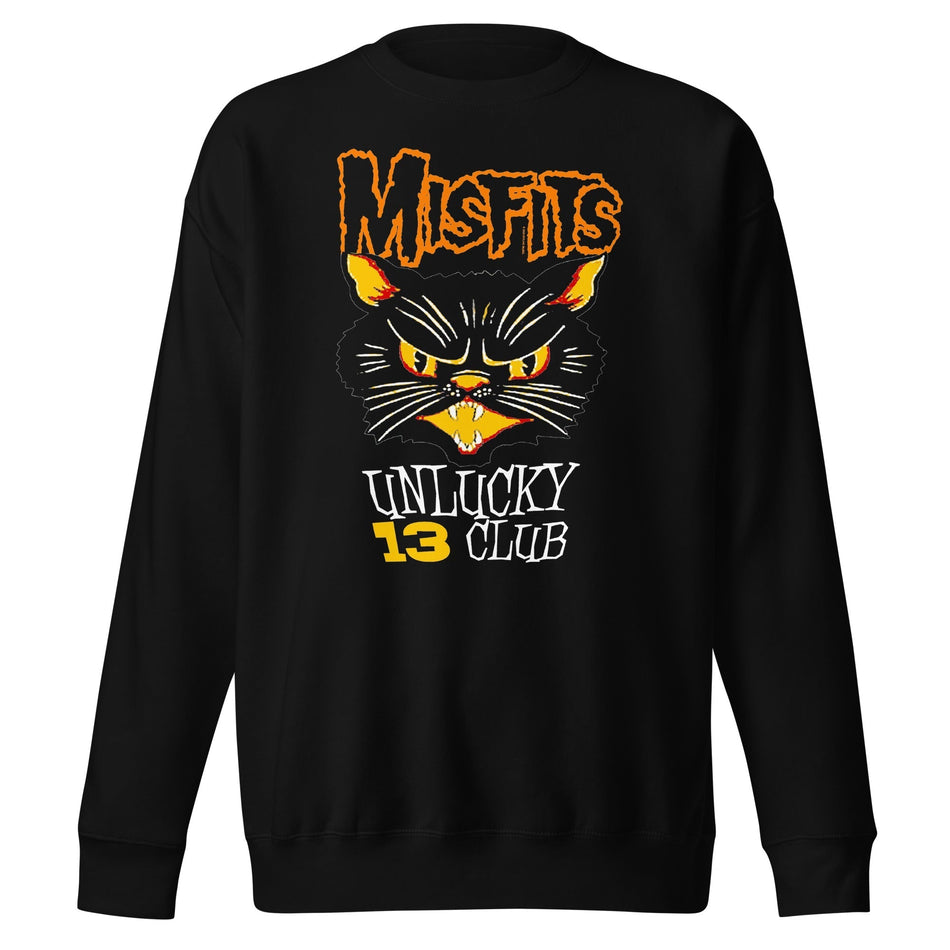 MerchMoment Misfits - Unlucky 13 Club Sweatshirt Black