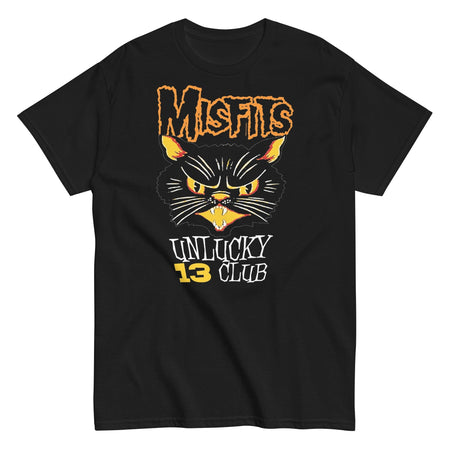 MerchMoment Misfits - Unlucky 13 Club T-Shirt Black