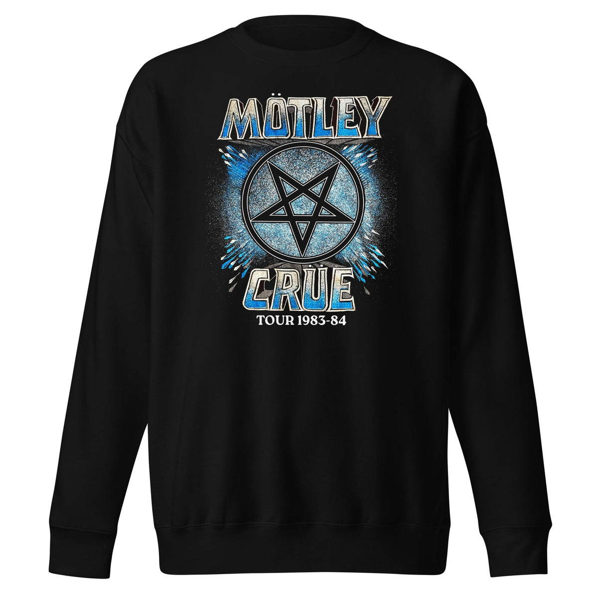MerchMoment Motley Crue - 83-84 Tour Sweatshirt Black